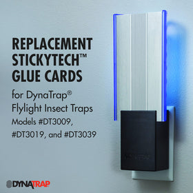 Dynatrap Flylight trap interior view showing discreet placement behind cover.