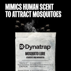 Compact lure sachet design for easy Dynatrap maintenance