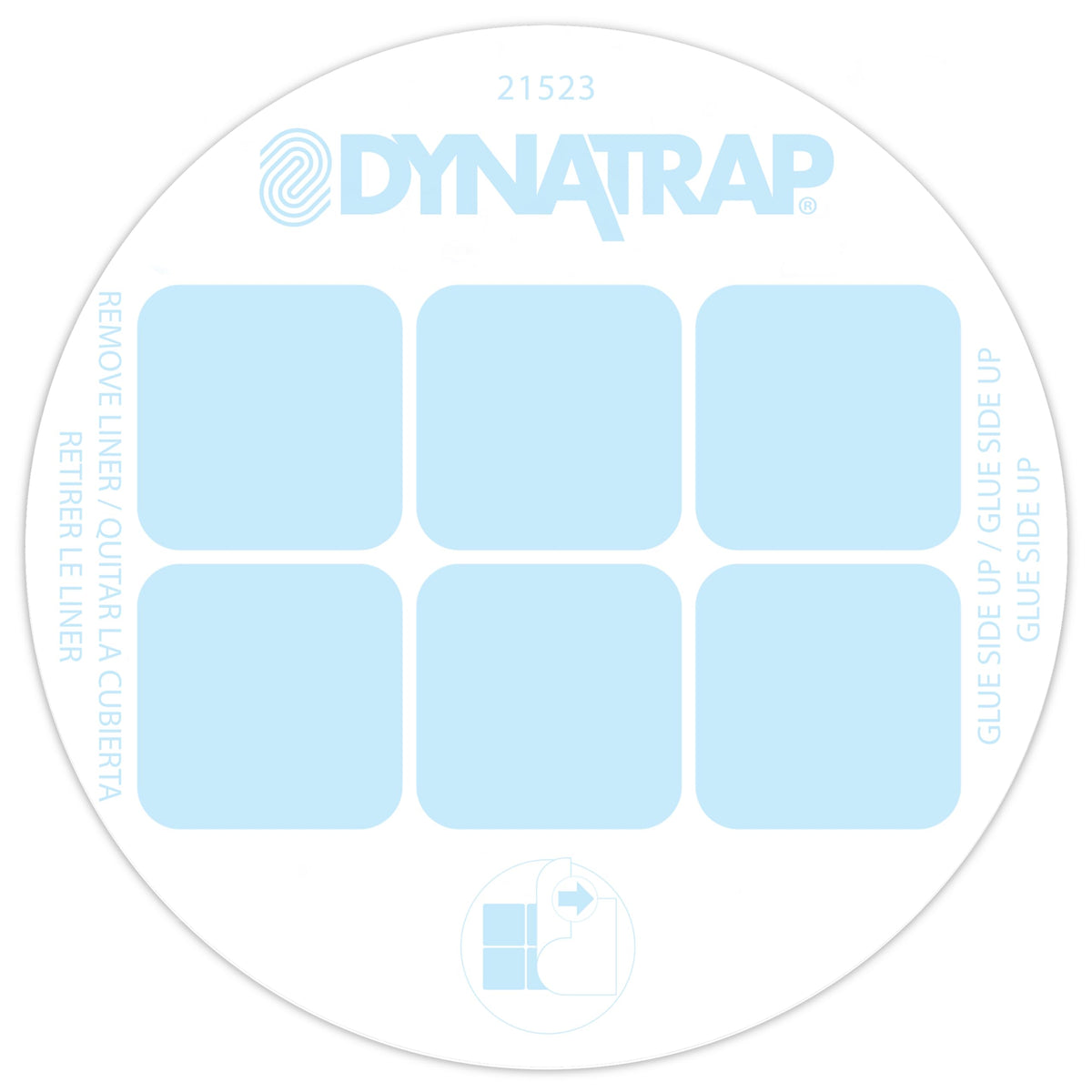Dynatrap StickyTech glue card mounted inside a discreet trap pocket