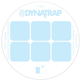 Dynatrap StickyTech glue card mounted inside a discreet trap pocket