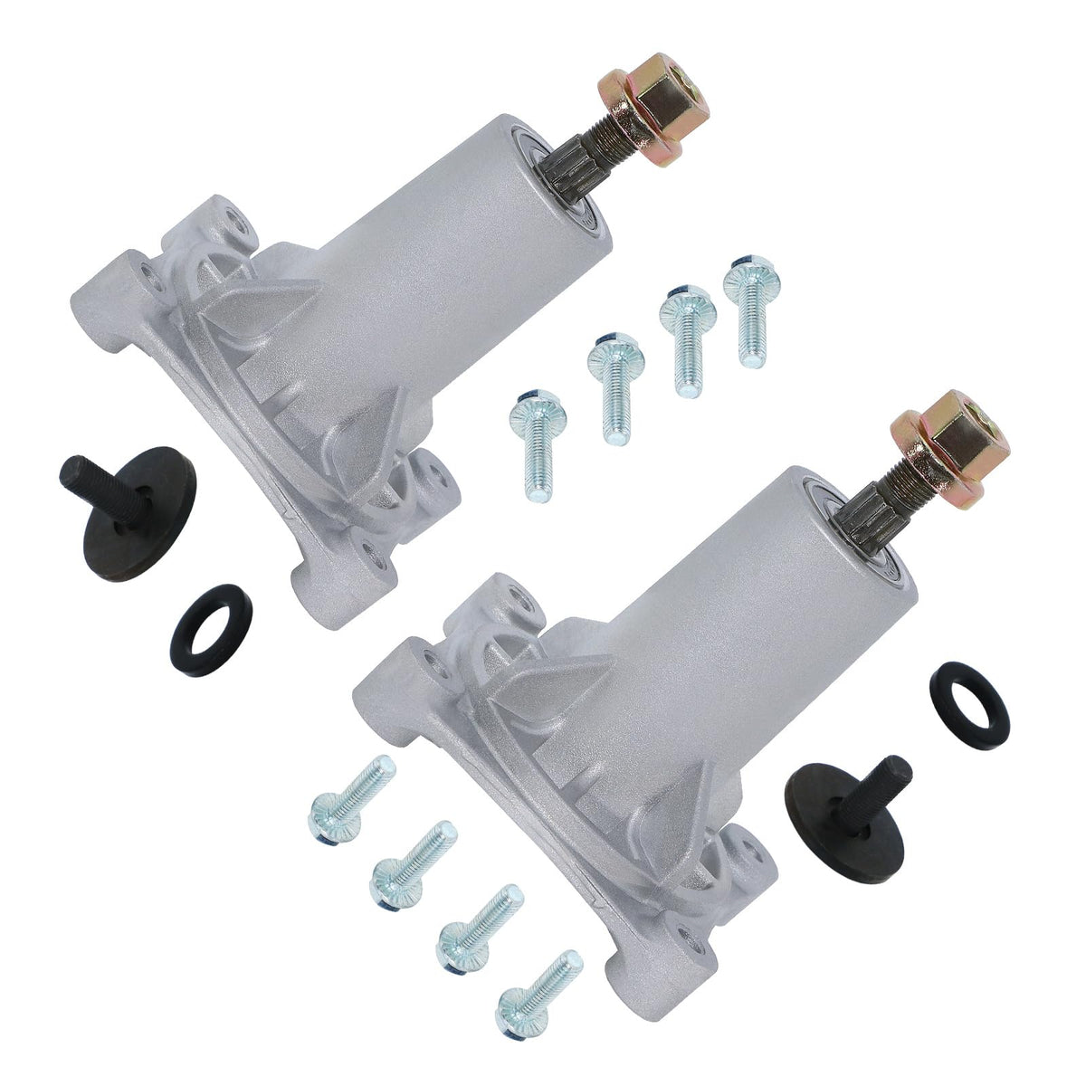 Dynavim Parts 2-pack spindle for Husqvarna fit ensures precise alignment and smooth mowing.