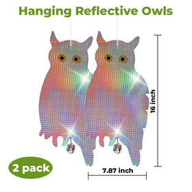 Dyvicl bells enhance movement and sound to deter birds naturally