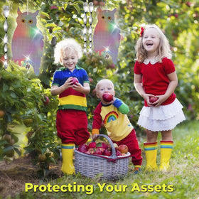 Dyvicl woodpecker deterrent kit for gardens, patios, fruit trees, and docks