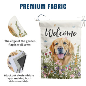 DZGlobal floral pattern flag highlights vibrant colors on breezy outdoor walls.