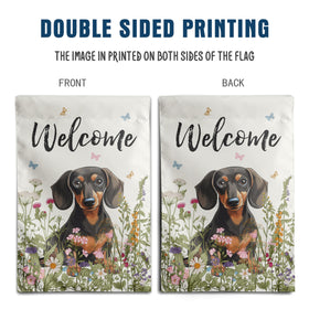 DZGlobal double-sided dachshund flag for elevated curb appeal and visibility