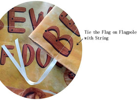 DZGlobal Home outdoor decor flag blooms with seasonal flair on lawn or porch.