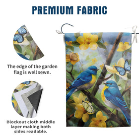 DZGlobal outdoor yard flag features weather-resistant polyester for seasonal use.