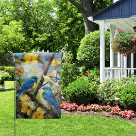 DZGlobal 12x18 flag brightens outdoor spaces with seasonal spring and summer vibes.