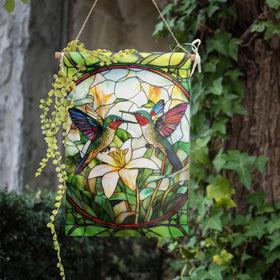 DZGlobal weatherproof polyester flag, durable yard decor for all seasons.