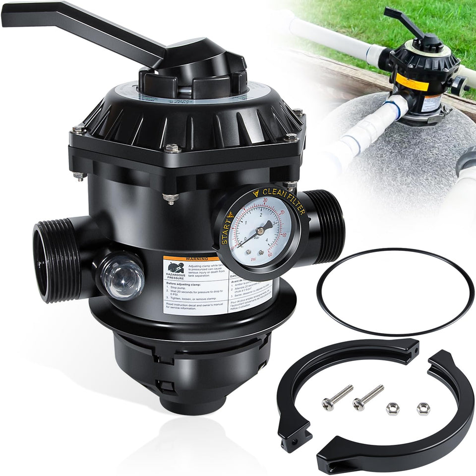 E-cowlboy 262506 top-mount 6-way valve with lever for smooth dial control