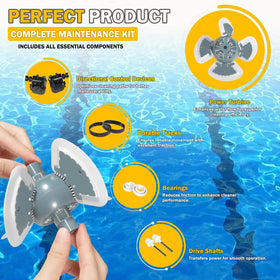 E-Cowlboy Bearings deliver durable rotation under real pool conditions.