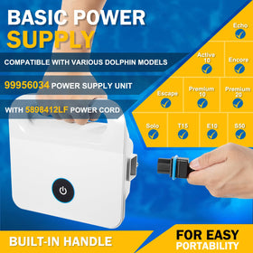 Output under 30 VDC for safe, pool-friendly operation