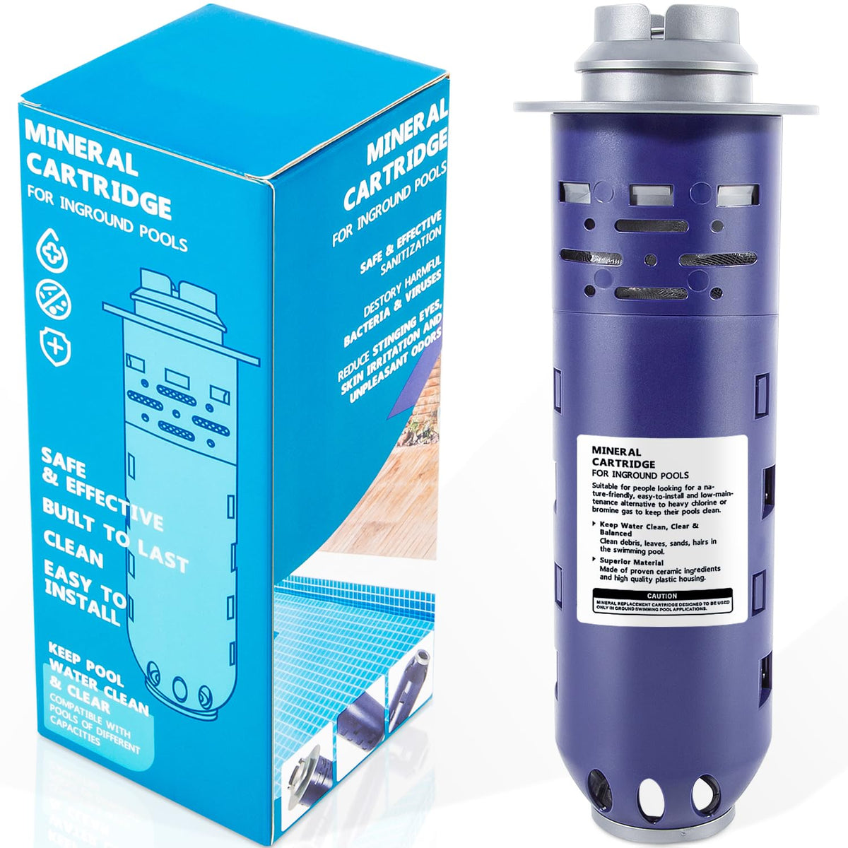 E-cowlboy mineral cartridge close-up for W28002/W26002—reliable OEM compatibility.