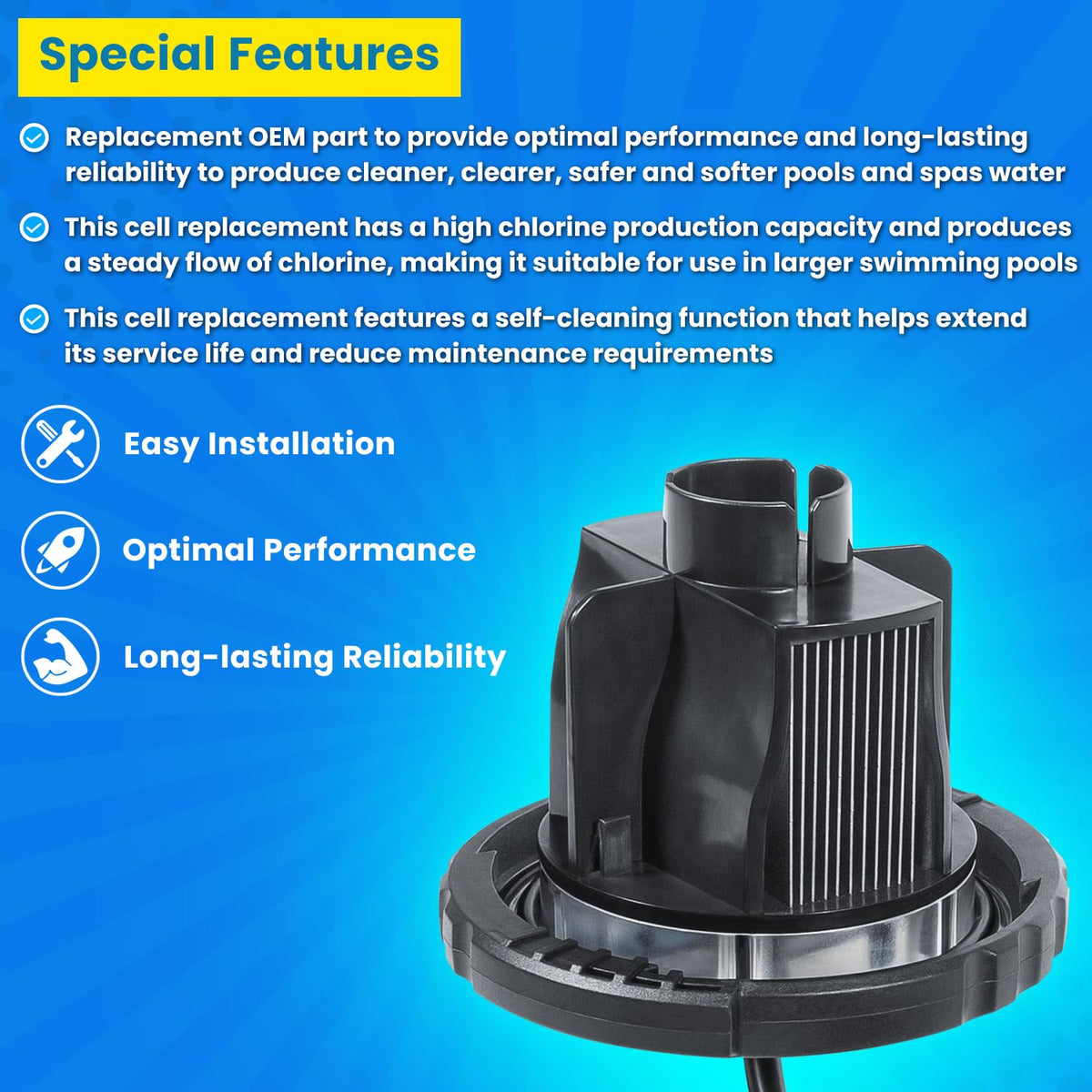 E-cowlboy TruClear11K self-cleaning design reduces maintenance