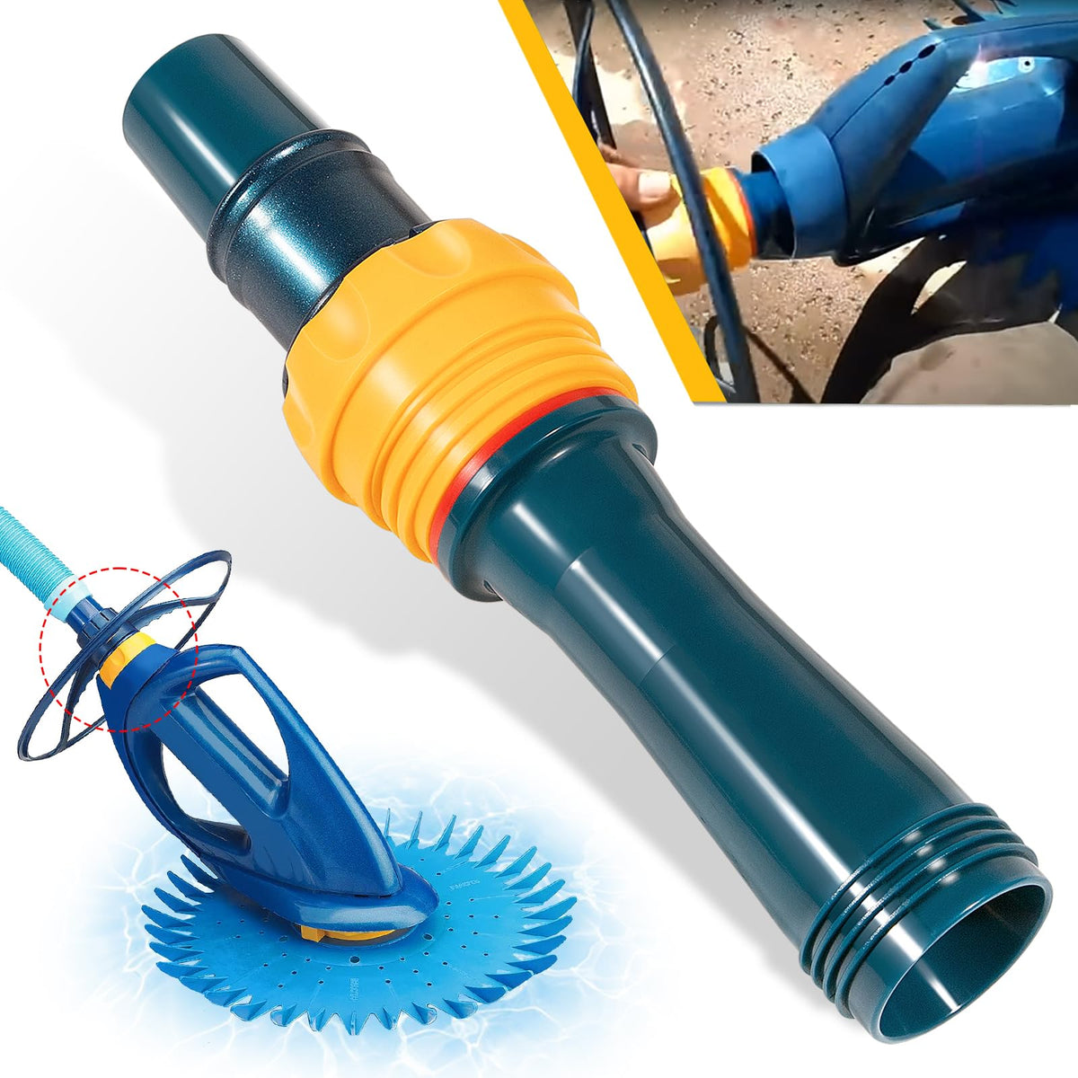 E-cowlboy W70326 cassette extension pipe with handnut for quick replacement.