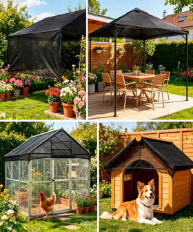 e.share breathable mesh shade cloth facilitates air and water flow
