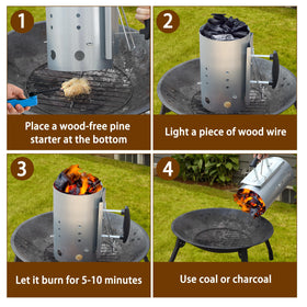 E500 complete fire starter kit includes 60 eco-fire starters