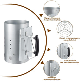 E500 eco-friendly fire starters ready to light a grill efficiently