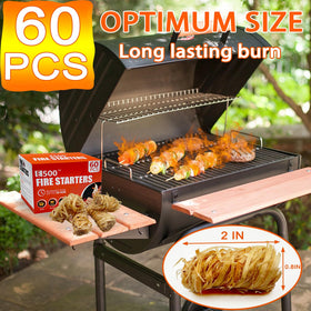 E500 easy ignition for grill and campfire setups
