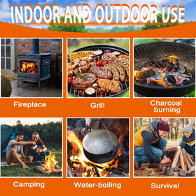 E500 Fire Starter backyard firepit light ready to spark cozy evenings.