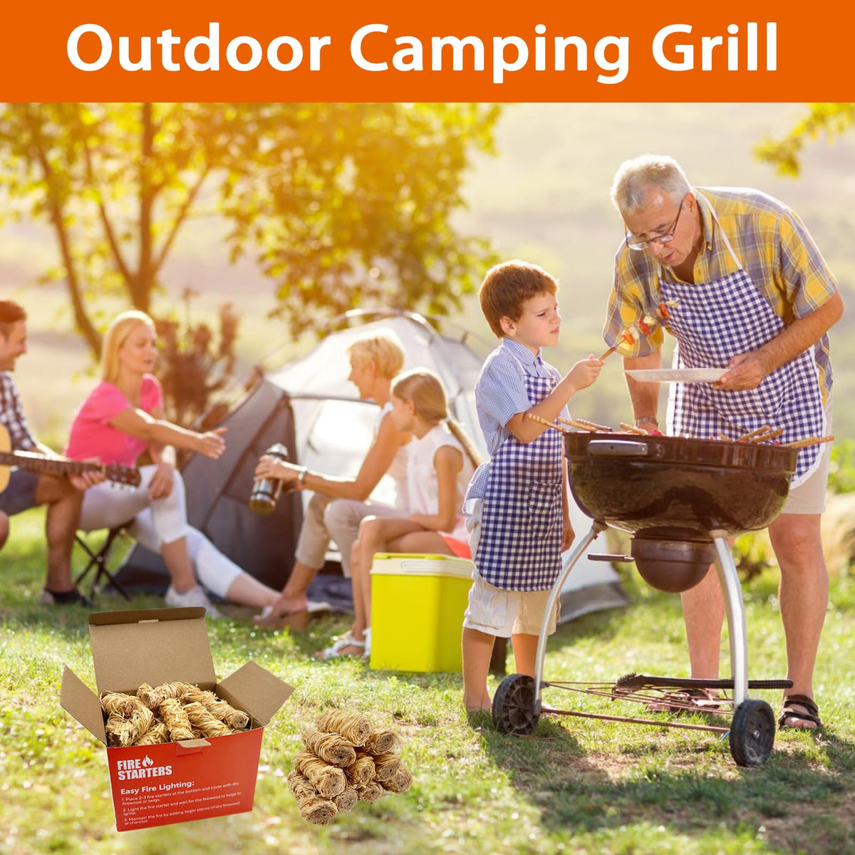 E500 Fire Starter grilling camping use convenient lighting for barbecue.