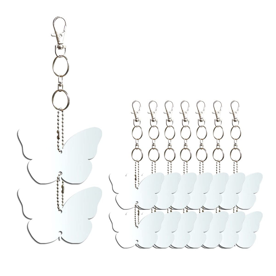 EACILLES butterfly disc scarer setup deters birds with sunlight reflections.