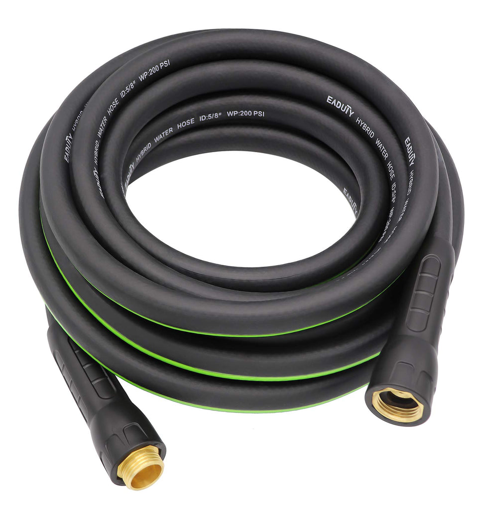 EADUTY hybrid hose with rotatable grip for easy threading and comfortable operation.