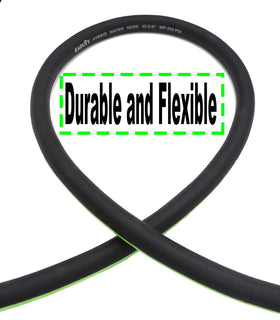 EADUTY Hybrid Lead In Garden Hose 6ft showing brass fittings for durability.