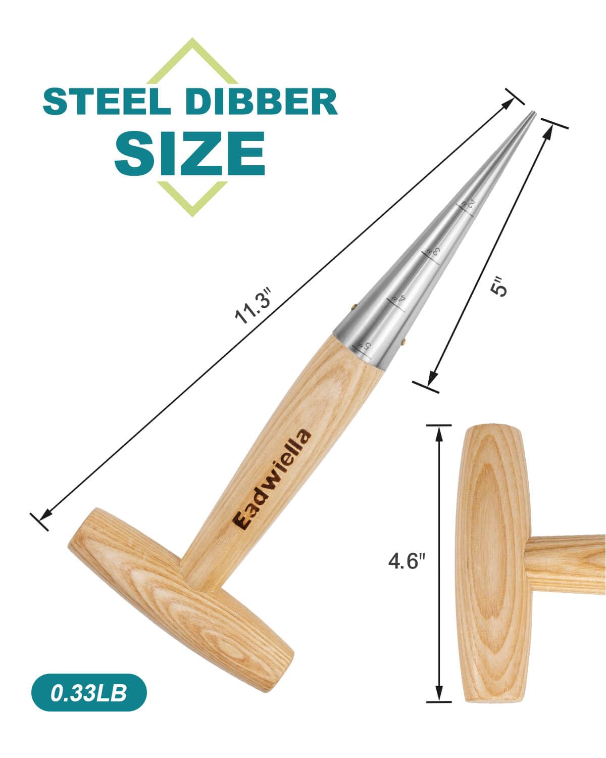 Compact design fits tool bags and sheds for easy storage.