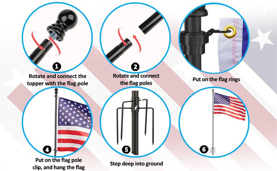 EAGLE TOP 360-degree rotating rings prevent tangles during flutter