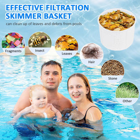 EAGLEGGO durable plastic construction resists cracking in sunlit pool environments