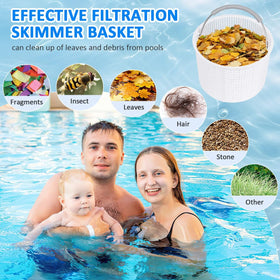 EAGLEGGO debris filtration design helps keep water clear and pump protected.