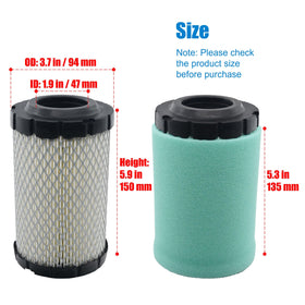 Eamonhigh 32-083-13-S air filter index for Kohler engines.