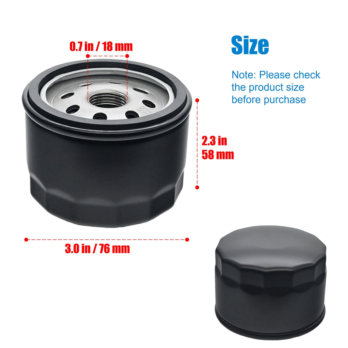 Eamonhigh fuel filter pack helps sustain steady fuel flow and performance.
