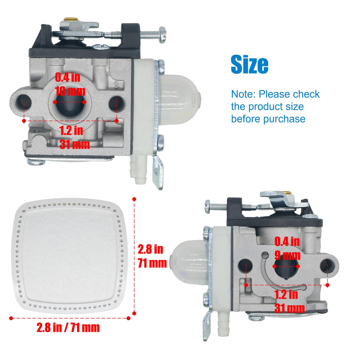 Eamonhigh PB2520 fuel filter kit improves fuel flow and engine reliability.