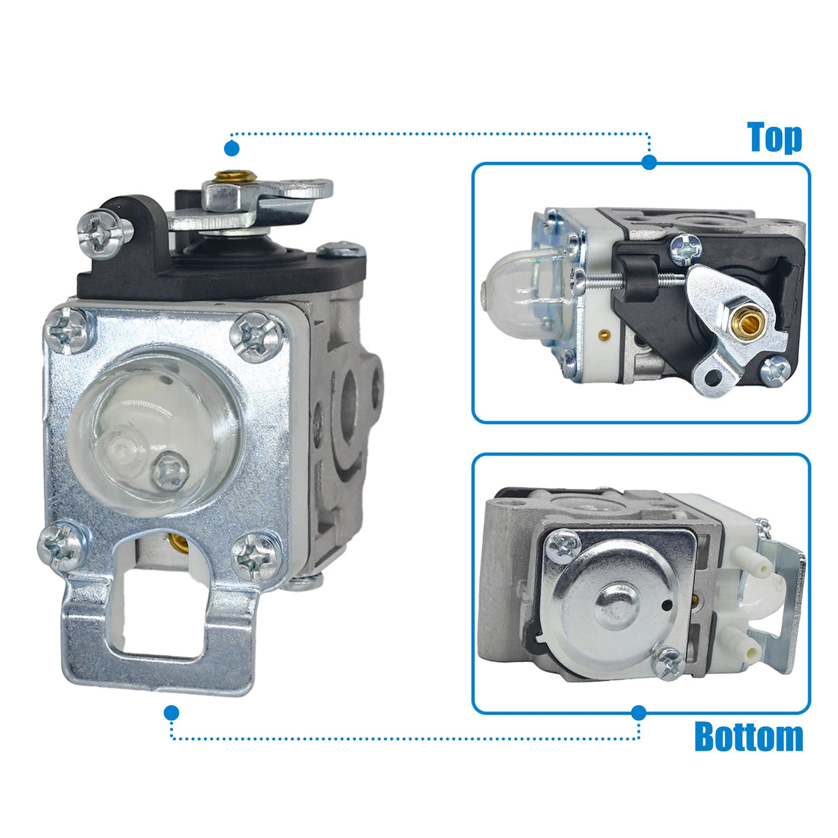 Eamonhigh spark plug included for stable ignition and smooth operation.