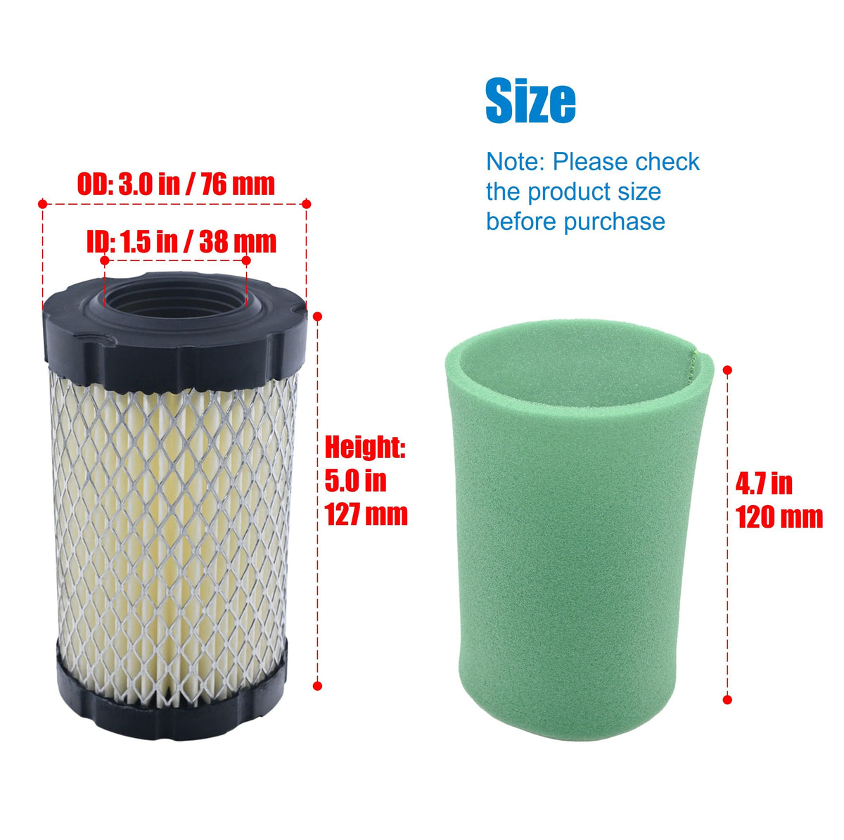 Eamonhigh XT1 oil filter keeps Kohler engine oil clean to help maintain performance.