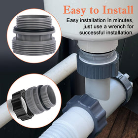 Compatible with Intex, Hayward, and Coleman pumps for flexible upgrading