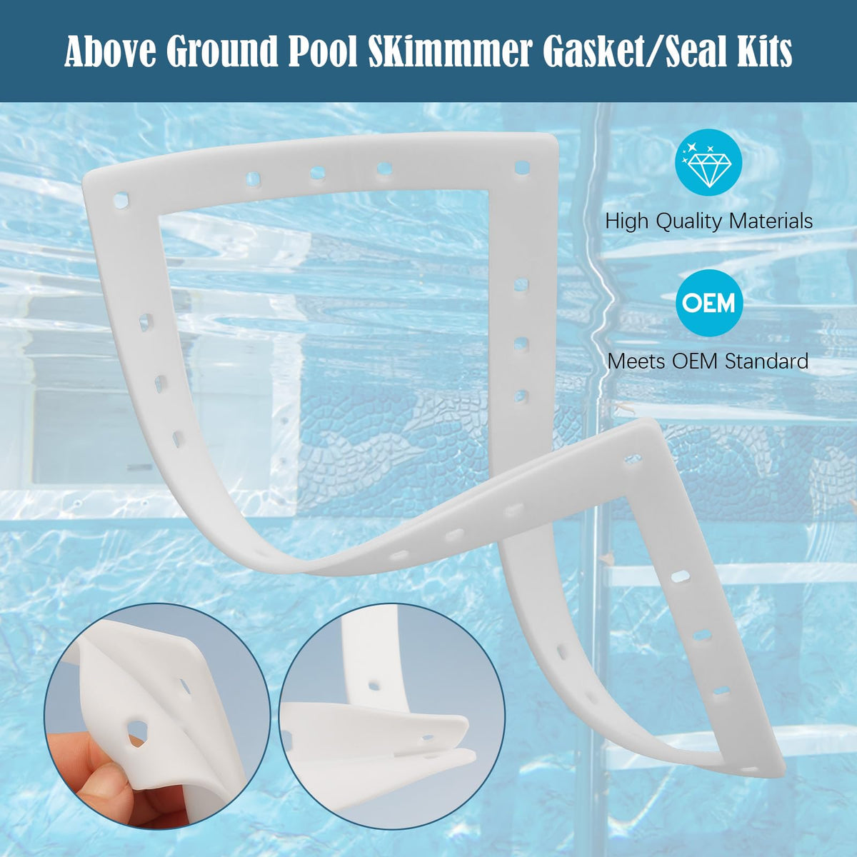EAORBD silicone gasket delivers durable performance with minimal aging.