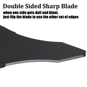 Adapter-attached blade with 1-inch arbor adapter on a compatible trimmer.