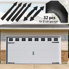 Eapele magnetic windows 32pcs brighten your garage exterior with a realistic faux door look.