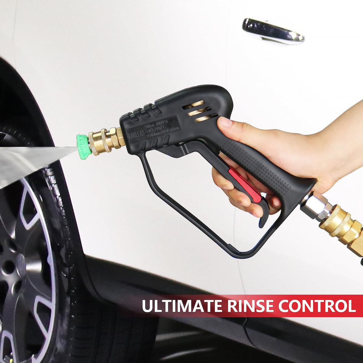 EARLEAS gun ideal for car wash, patio, and driveway cleaning