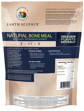 Close-up of bone meal granules showing nutrient-rich texture for roots.