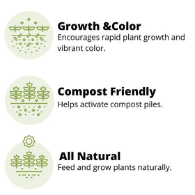 Earth Science blood meal speeds compost activation by enriching high-carbon materials.