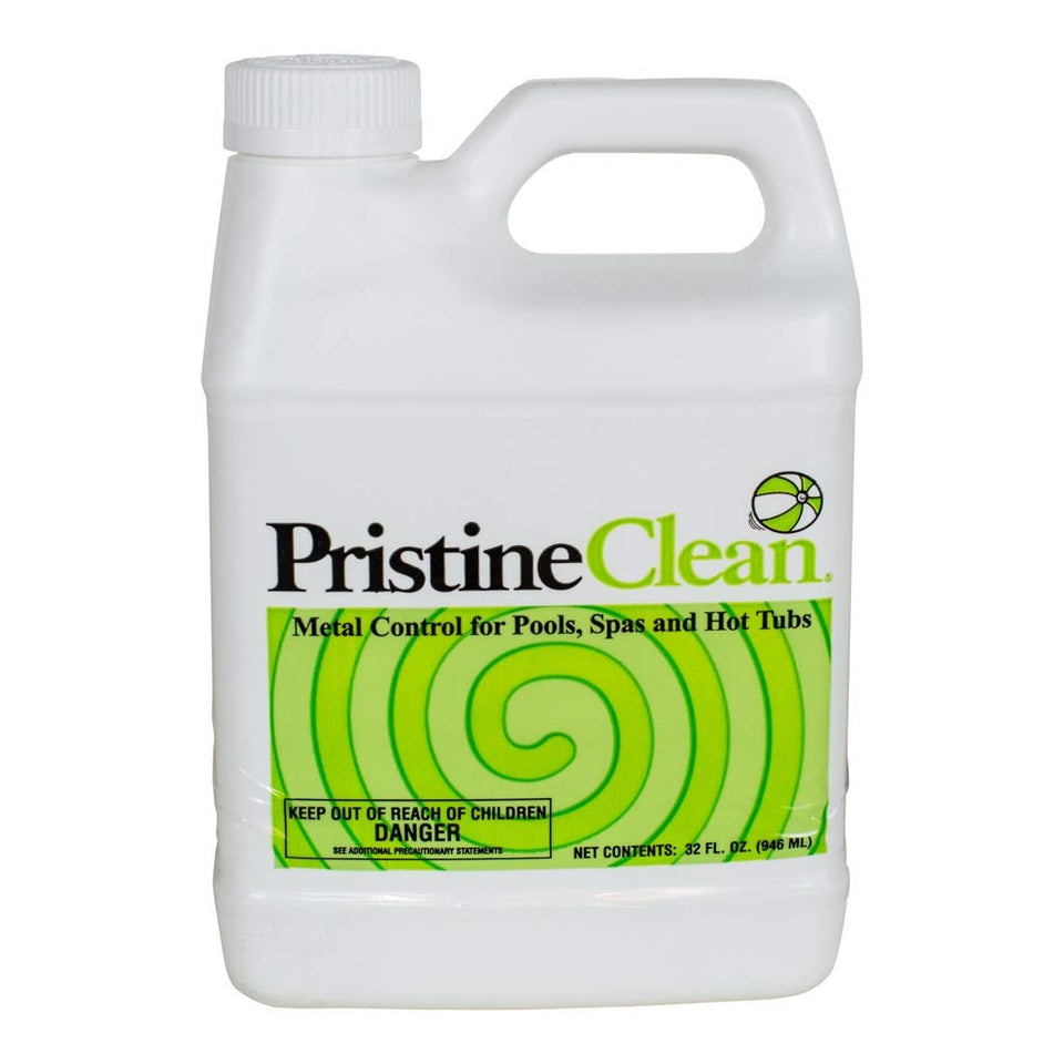 Earth Science Pristine Clean 32-ounce bottle for eco-friendly pool and spa care
