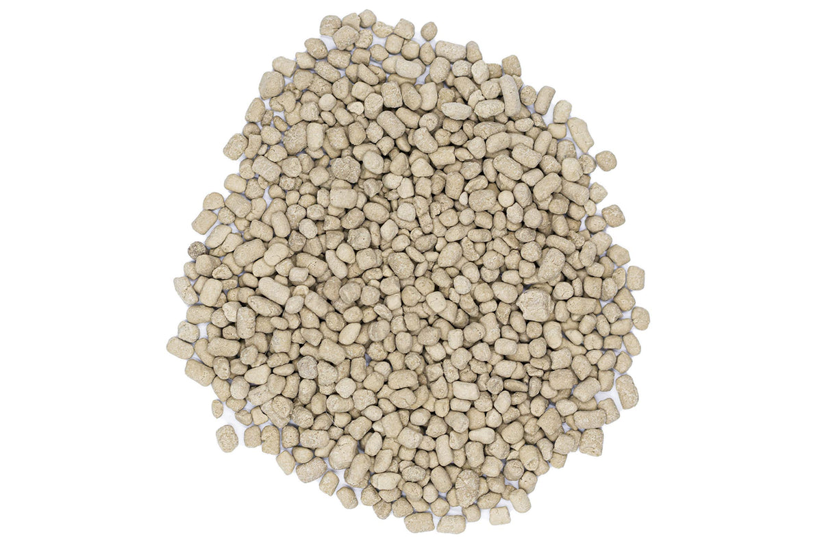 Earth Science 5 lb bag ready-to-use granules for rapid lawn conditioning.