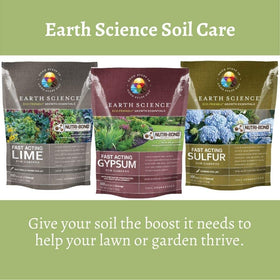 Earth Science recommended for clay soils to improve water penetration and workability.