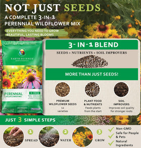 Earth Science Soil Conditioners improve soil structure and nutrient availability.