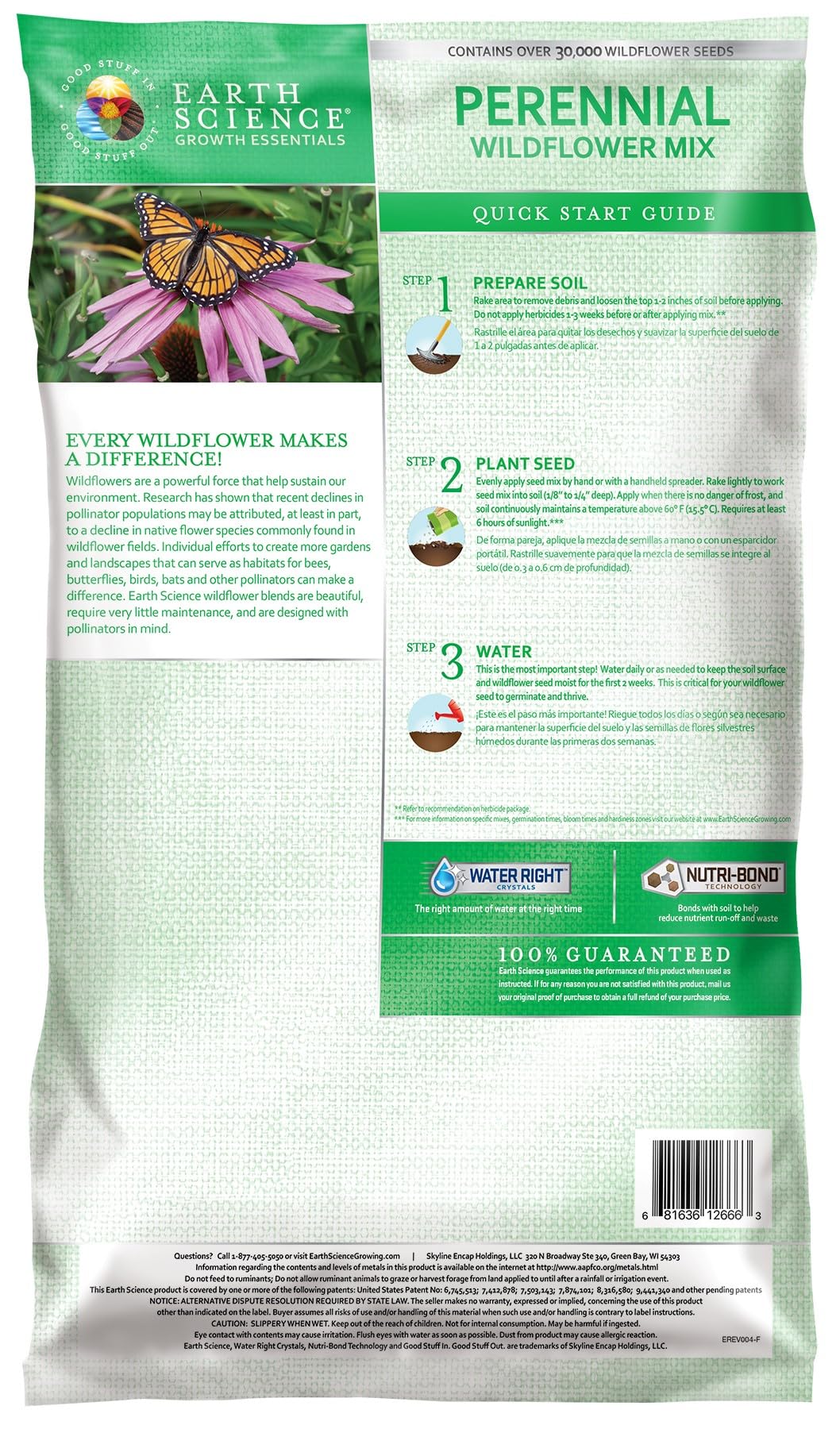 Earth Science Water Right Crystals guide watering for healthy growth.