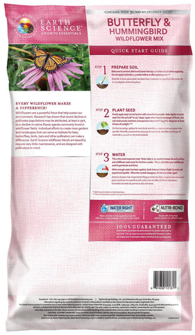 Earth Science Wildflower Mix seed detail showing diverse bloom options